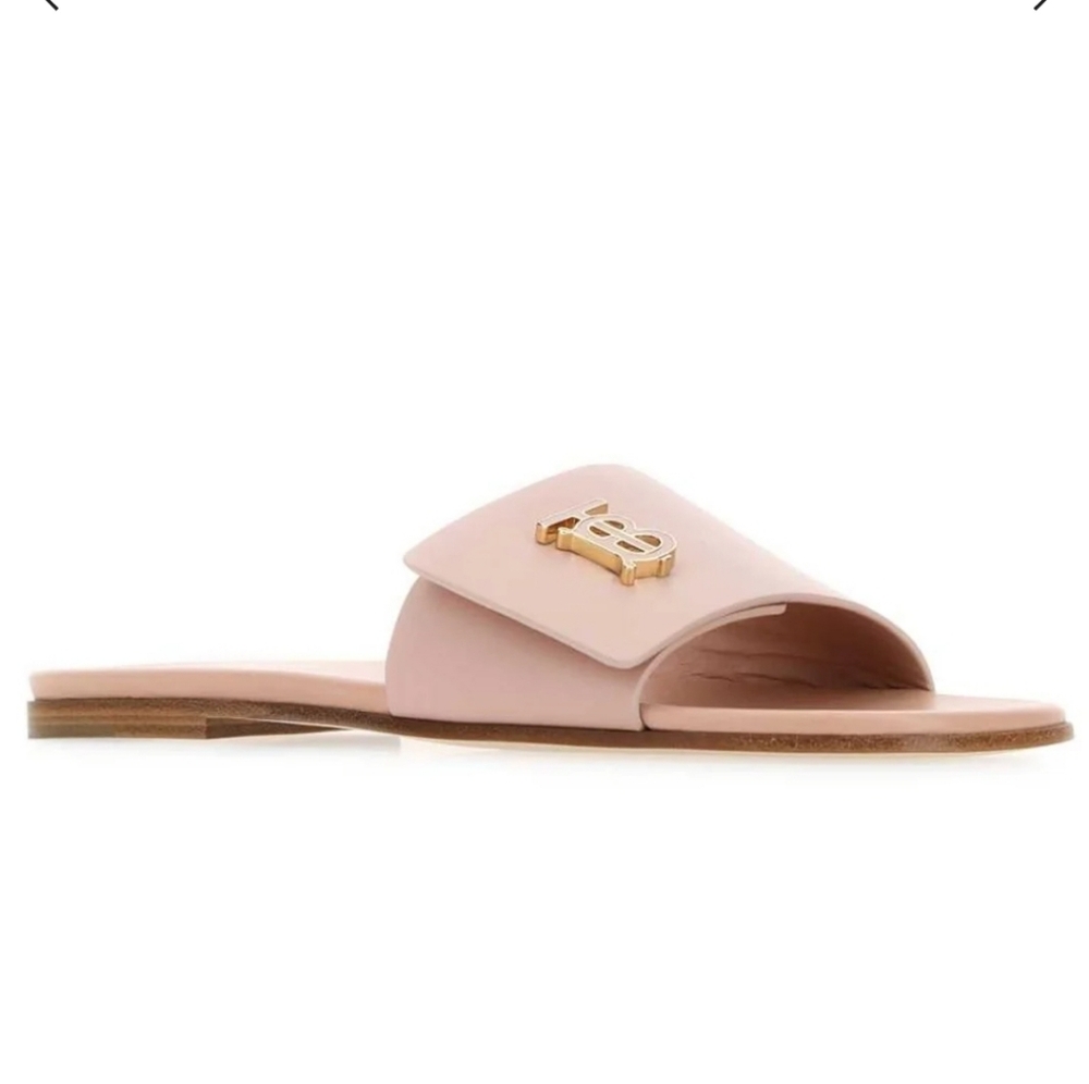 Burberry Leather Slide Sandal